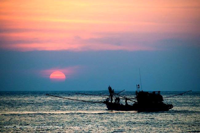 Breathtaking sunset over the Andaman Sea