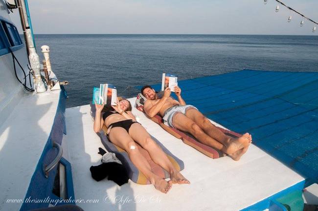 Divers enjoying their time underwater