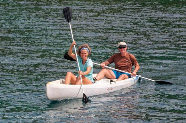 Kayaking and discovering isolated islands