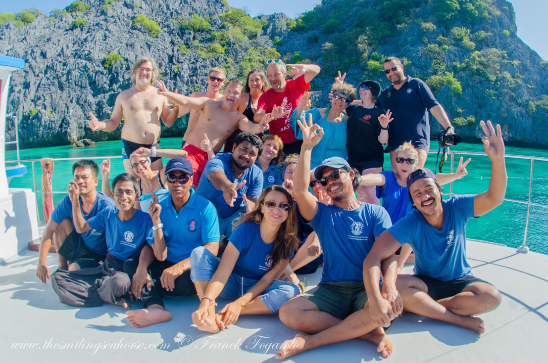 Excellent underwater visibility in the Mergui Archipelago